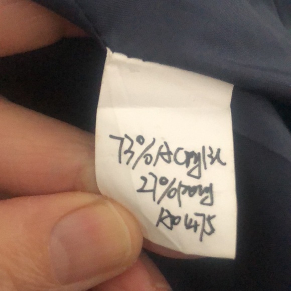 Vintage Women's Turquoise Blue Tweed Eclectic Grandpa Jacket size 8 - Picture 4 of 10